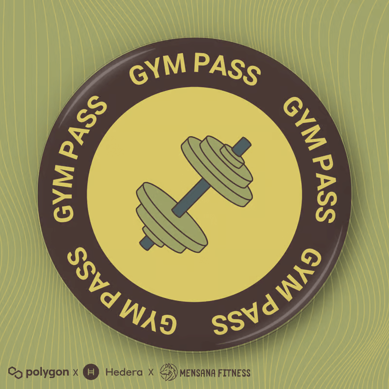 Mensana Gym Day Pass w/ Polygon x Hedera 